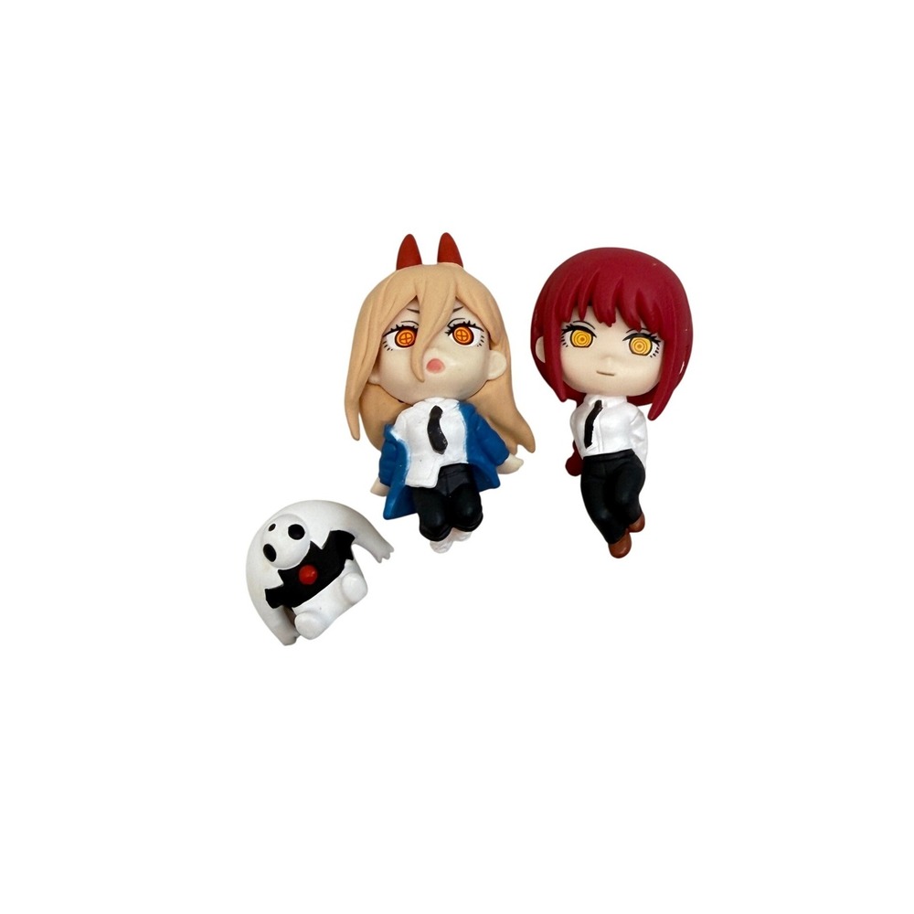 Bandai Chainsaw Man Hugcot Gashapon Figures Power Makima Pochita Set of 3